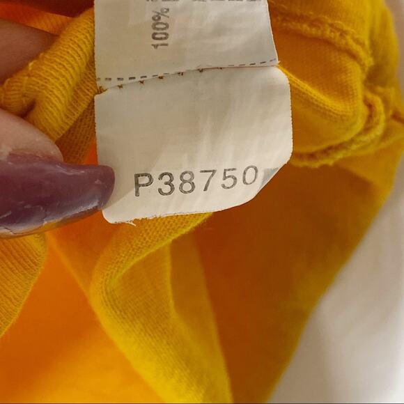 Zara Trafaluc Flutter Sleeve Orange Crop Top Shirt Size Small - Picture 5 of 7